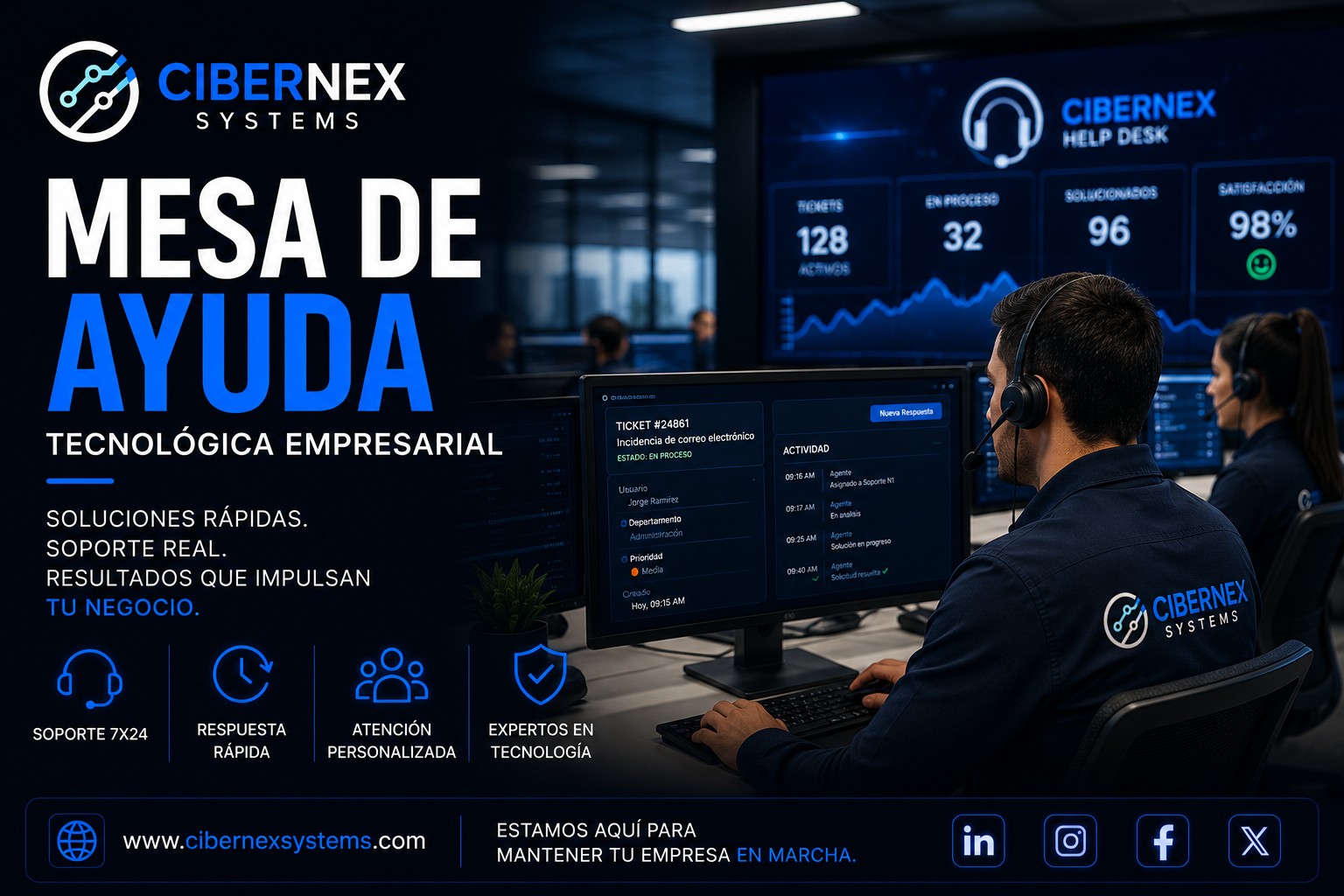 Mesa de ayuda empresarial